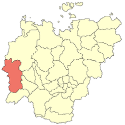 Mirninsky ulus location